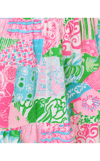 Girls Mini Jilly Midi Dress - Multi Crazy Quilt