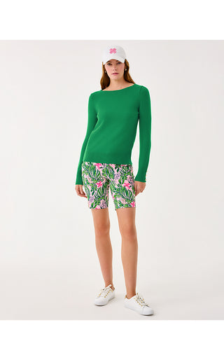 Natia Mid-Rise Knit Short - Conch Shell Pink Roaring With Joy