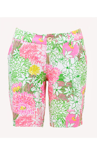 Natia Mid-Rise Knit Short - Resort White Mum Patch