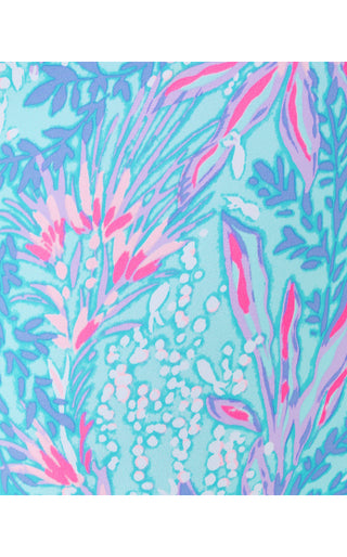 Caelum Ruffle One Piece Swimsuit - Multi Via Del Mar Engineered One Piece