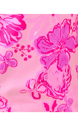 Pajama Knit Long Sleeve Button-Up Top - Parigi Pink Supporting Squad