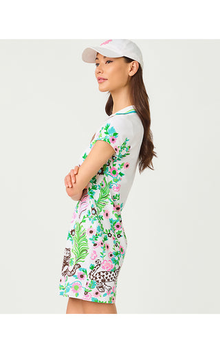 UPF 50+ Luxletic Cayo Costa Dress - Resort White Royal Zoo Engineered