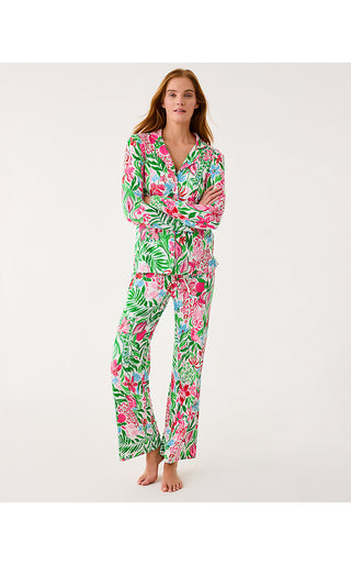 Pajama Knit Pant - Multi Glowing Gardens