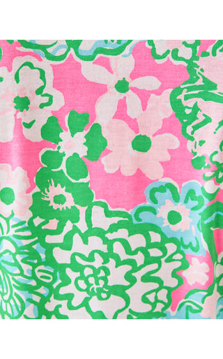 Jannie Dress - Multi Plumes In Bloom