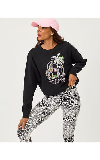 Ballad Long Sleeve Sweatshirt - Multi Lillys Zoo Embellishment