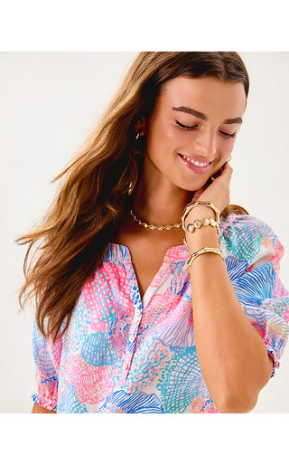 Caprina Top - Multi Roar Of The Seas