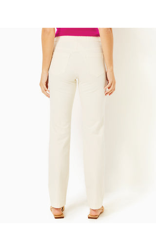 Declynn Bi-Stretch Pant- Creme Brulee