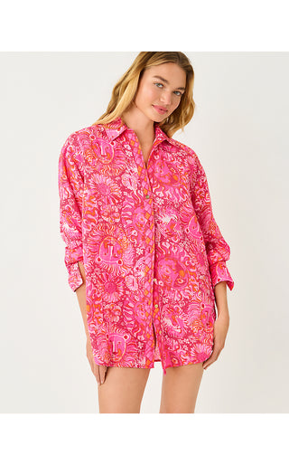 Kwitney Long-Sleeve Cover-Up - Paradise Punch Jims Stuff Engineered