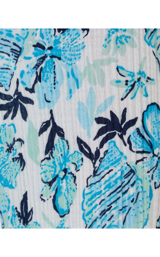 Enzo Pant Cover Up - Resort White Seashell Splendor