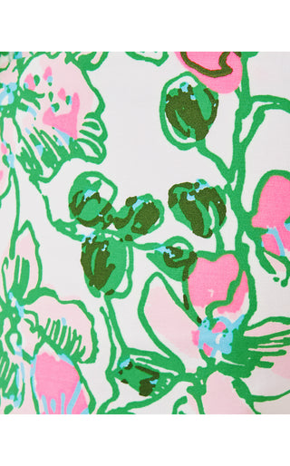 7" Gretchen High Rise Short - Multi Oversized Orchids On The Avenue Allover