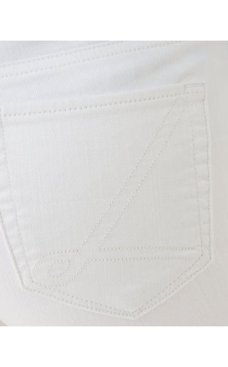 Annet High Rise Crop Flare Jean - Resort White