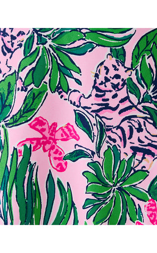 UPF 50+ Luxletic Racquet Active Dress - Conch Shell Pink Roaring With Joy