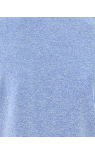 UPF 50+ Dune Short Sleeve Dress - Heathered Jacaranda Blue