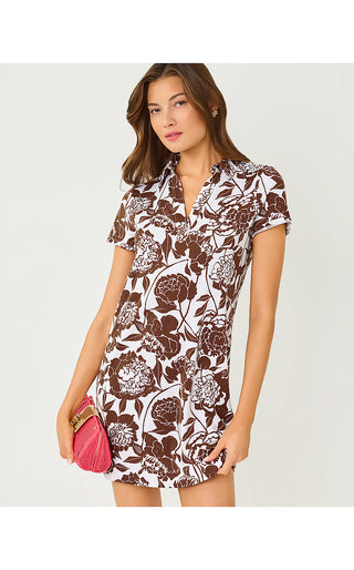 UPF 50+ Dune Short Sleeve Dress - Resort White Marni