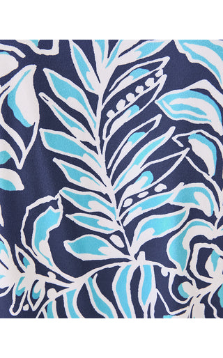 UPF 50+ Dune Short Sleeve Dress - Sapphire Pool Summer Shorelines