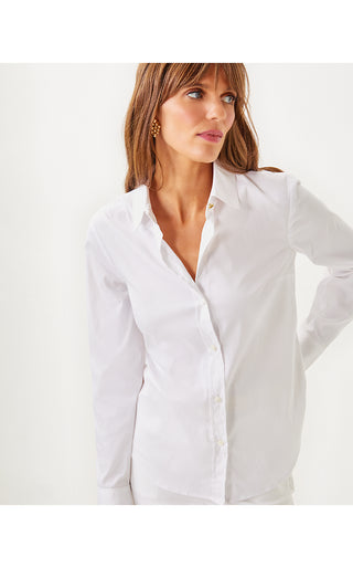 The Lilly Shirt - Resort White