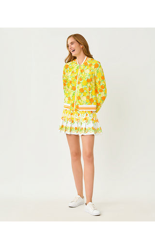 UPF 50+ Luxletic Annora Skort - Resort White Zesty Engineered