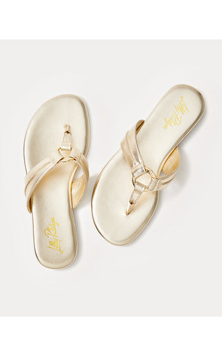 Mckim Sandal - Gold Metallic