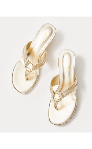 Mckim Wedge - Gold Metallic