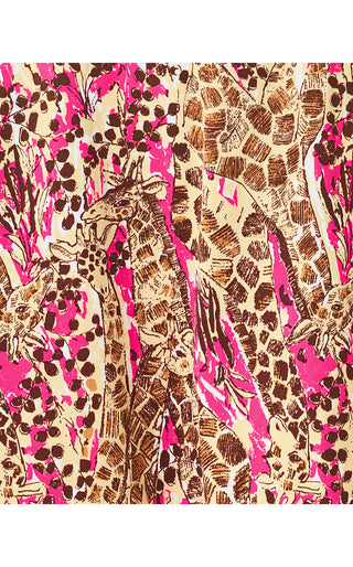 UPF 50+ Luxletic Aila Skort - Pink Aster Lil Sketching On Safari