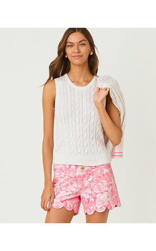 Buttercup Stretch Short - Confetti Pink Lil Rosanna