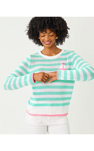 Kellyn Sweater - Mint Condition Nauti Stripe