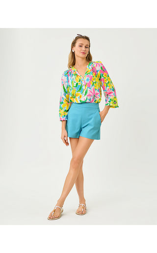 Sarissa Stretch Short - Turquoise Tide