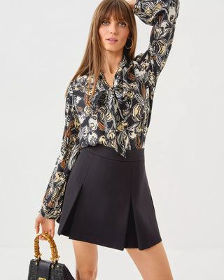 Delvey Mini Skort - Noir