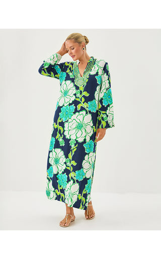 Irella Maxi Caftan Dress - Low Tide Navy Oversized Go Big