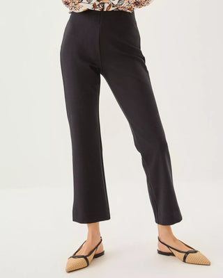 28" Christabel Ponte Crop Flare Pant - Noir