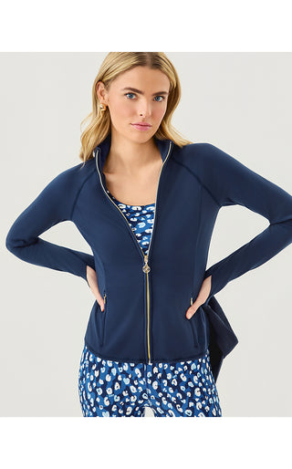 UPF 50+ Luxletic Breaker Jacket - Low Tide Navy