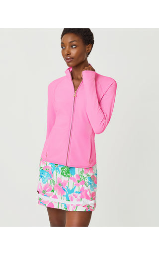 UPF 50+ Luxletic Breaker Jacket - Pink Worth