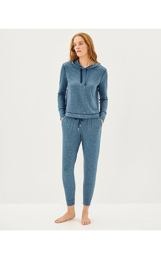 UPF 50+ Asena Hoodie - Low Tide Navy X Tangier Teal