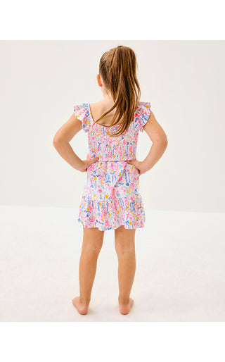 Mini Jilly Dress - Multi Summer Serenade