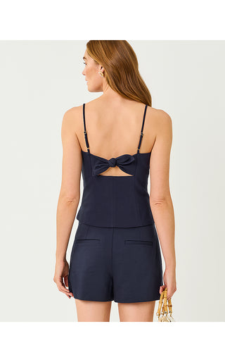 Shelli Stretch Top - True Navy