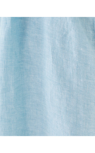 Mialeigh Elbow Sleeve Dress - Blue Peri X Resort White