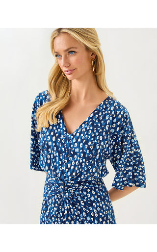 Adalyn Dress - Starlight Navy Youre An Animal