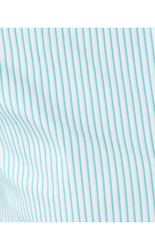 The Tie Lilly Shirt - Capri Blue Shadow Shirting Stripe