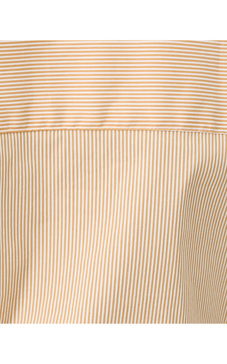 The Tie Lilly Shirt - Iced Latte Mirror Shirting Stripe