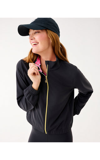 UPF 50+ Luxletic Aegean Jacket - Onyx Party All The Time
