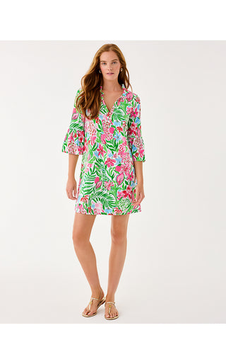 Hayes Dress - Multi Glowing Gardens