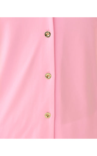 Valaine Pajama Top - Conch Shell Pink