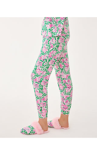 Jeffers Pajama Pant - Pink Quartz Panda N Bows