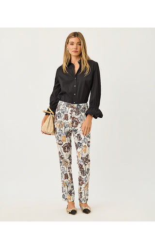 Ana High Rise Pant - Coconut Big Lillys