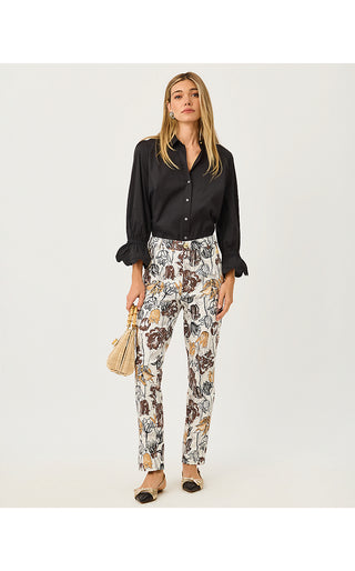 Ana High Rise Pant - Coconut Big Lillys