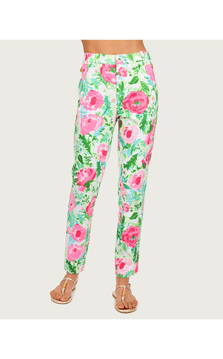 Ana High Rise Pant - Multi Poppy Party