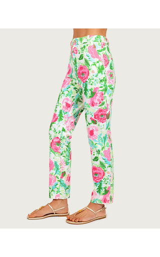 Ana High Rise Pant - Multi Poppy Party