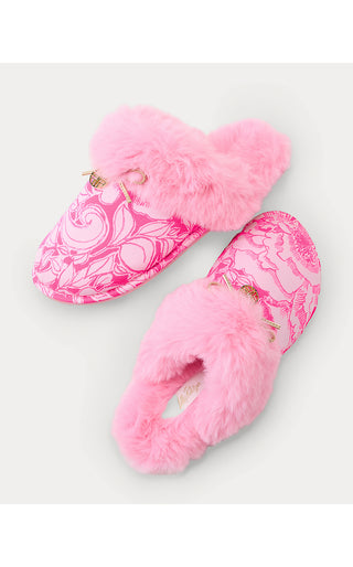 Harte Bow Slipper - Pink Aster A Rose By Any Other Name