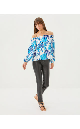 Elizabethany Off The Shoulder Top - Coconut Swayin In The Breeze