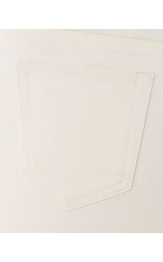 Aniston High Rise Straight Leg Jean - Coconut